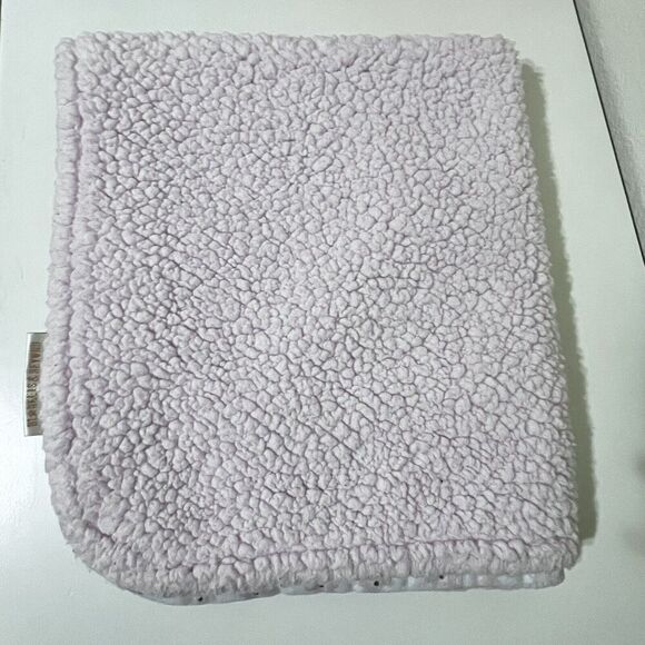 Blankets & Beyond Pink Gray Elephant Security Blanket Lovey Sherpa Back Lovie - Picture 11 of 14